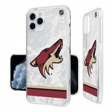 Чехол на iPhone NHL Arizona Coyotes Stripe Clear Ice