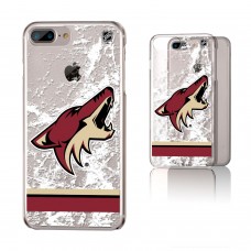 Чехол на iPhone NHL Arizona Coyotes Stripe Clear Ice