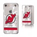 Чехол на iPhone NHL  New Jersey Devils Stripe Clear Ice - оригинальные мобильные аксессуары НХЛ