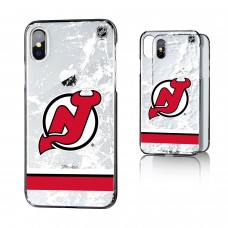 Чехол на iPhone NHL New Jersey Devils Stripe Clear Ice