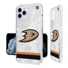 Чехол на телефон Anaheim Ducks iPhone Stripe Clear Ice