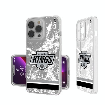 Los Angeles Kings iPhone Stripe Clear Ice Case