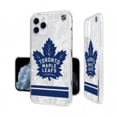 Чехол на iPhone NHL Toronto Maple Leafs Stripe Clear Ice