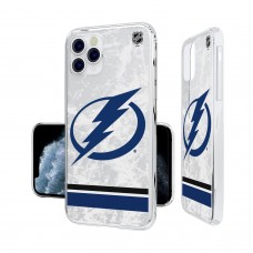 Чехол на iPhone NHL Tampa Bay Lightning Stripe Clear Ice