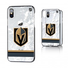 Чехол на iPhone NHL Vegas Golden Knights Stripe Clear Ice