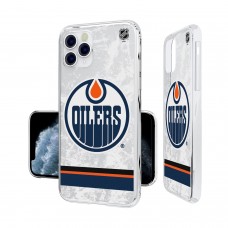 Чехол на iPhone NHL Edmonton Oilers Stripe Clear Ice