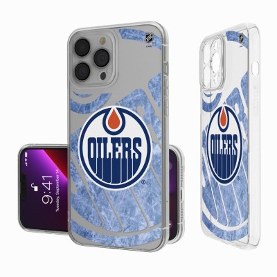 Чехол на телефон Edmonton Oilers iPhone Clear Ice