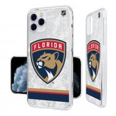 Чехол на телефон Florida Panthers iPhone Stripe Clear Ice