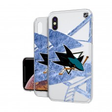 Чехол на iPhone NHL San Jose Sharks Clear Ice