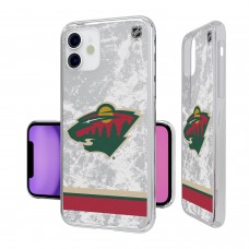 Чехол на iPhone NHL Minnesota Wild Stripe Clear Ice