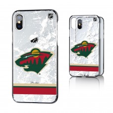 Чехол на iPhone NHL Minnesota Wild Stripe Clear Ice
