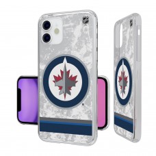 Чехол на iPhone NHL Winnipeg Jets Stripe Clear Ice