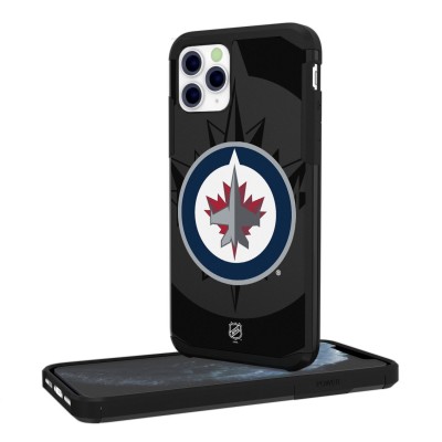 Чехол на iPhone NHL  Winnipeg Jets Mono Tilt Rugged - оригинальные мобильные аксессуары НХЛ