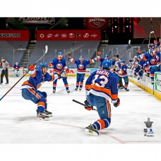 Unsigned New York Islanders Mathew Barzal Fanatics Authentic 2020 Stanley Cup Playoffs Game 3 vs. Washington Capitals Overtime Game-Winning Goal Celebration Photograph Unsigned New York Islanders Mathew Barzal Fanatics Authentic 2020 Stanley Cup Playoffs Game 3 vs. Washington Capitals Overtime Game-Winning Goal Celebration Photograph