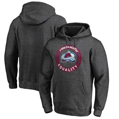 Толстовка Colorado Avalanche Heather Gray #WeSkateFor