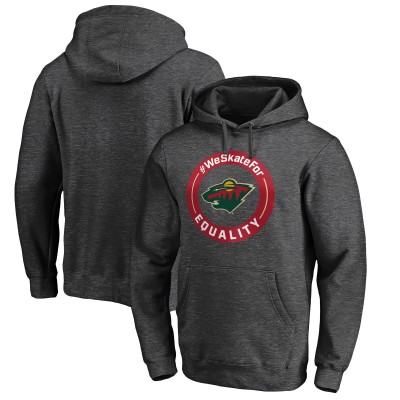 Толстовка Minnesota Wild #WeSkateFor - Heather Gray
