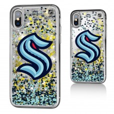 Seattle Kraken iPhone Confetti Glitter Case