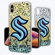 Seattle Kraken iPhone Confetti Glitter Case