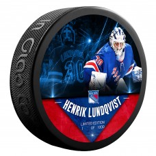 Шайба Henrik Lundqvist New York Rangers Authentic Unsigned Exclusive Player - Limited Edition of 1000