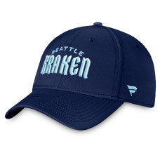 Бейсболка Seattle Kraken Fanatics Deep Sea Blue Wordmark