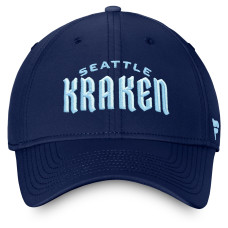 Бейсболка Seattle Kraken Fanatics Deep Sea Blue Wordmark