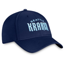 Бейсболка Seattle Kraken Fanatics Deep Sea Blue Wordmark