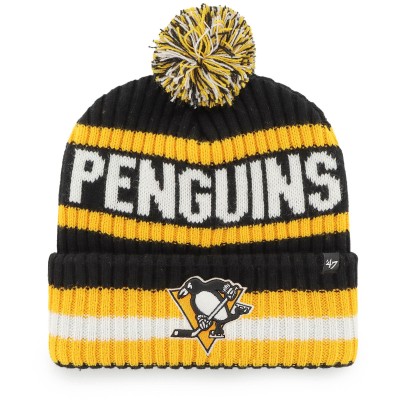 Шапка с помпоном Pittsburgh Penguins 47 Black Bering