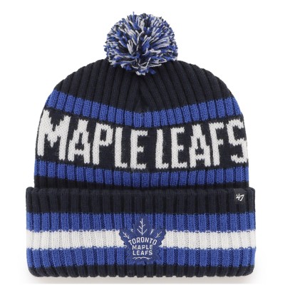 Шапка с помпоном Toronto Maple Leafs 47 Bering Cuffed Knit - Navy