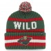 Шапка с помпоном Minnesota Wild 47 Bering Cuffed Knit - Green