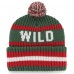 Шапка с помпоном Minnesota Wild 47 Bering Cuffed Knit - Green