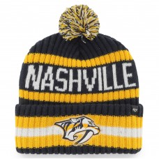 Шапка с помпоном Nashville Predators 47 Bering Cuffed Knit - Navy
