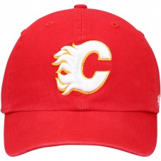 Calgary Flames 47 Team Clean Up Adjustable Hat - Red