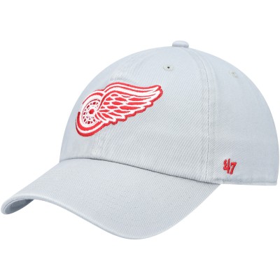 Бейсболка Detroit Red Wings 47 Gray Team Clean Up