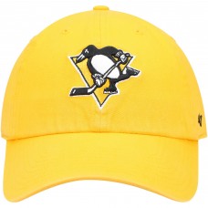 Pittsburgh Penguins 47 Team Clean Up Adjustable Hat - Gold