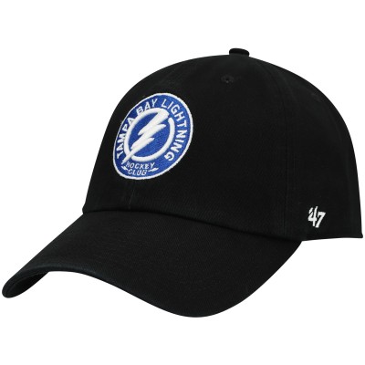 Бейсболка Tampa Bay Lightning 47 Black Team Clean Up