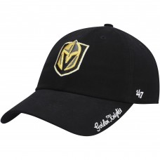 Vegas Golden Knights 47 Womens Team Miata Clean Up Adjustable Hat - Black