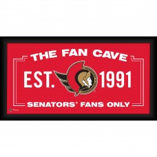 Ottawa Senators Fanatics Authentic Framed 10 x 20 (2020-Present) Fan Cave Collage