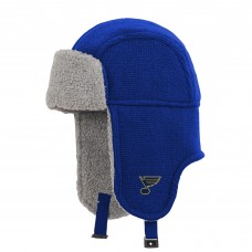St. Louis Blues Youth Flat Knit Trapper Hat - Blue