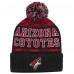 Шайба Шапка с помпоном Arizona Coyotes Youth Pattern Cuffed - Black Шайба Шапка с помпоном Arizona Coyotes Youth Pattern Cuffed - Black