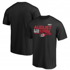 Carolina Hurricanes 2020 Stanley Cup Playoffs Bound August Is The New April T-Shirt - Black
