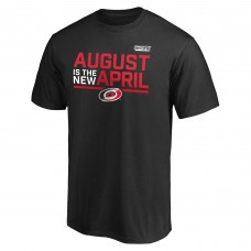 Carolina Hurricanes 2020 Stanley Cup Playoffs Bound August Is The New April T-Shirt - Black