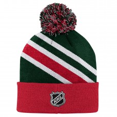 New Jersey Devils Youth Special Edition Cuffed Pom Knit Hat - Green