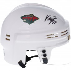 Autographed Minnesota Wild Kirill Kaprizov Fanatics Authentic White Mini Helmet