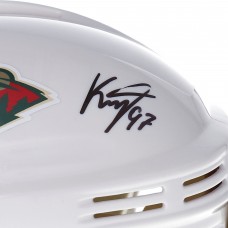 Autographed Minnesota Wild Kirill Kaprizov Fanatics Authentic White Mini Helmet