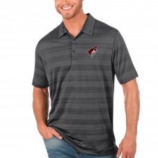 Футболка поло Arizona Coyotes Antigua Compass - Charcoal