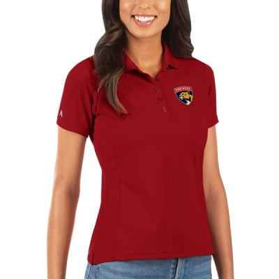 Женская поло Florida Panthers Antigua Red Legacy Pique