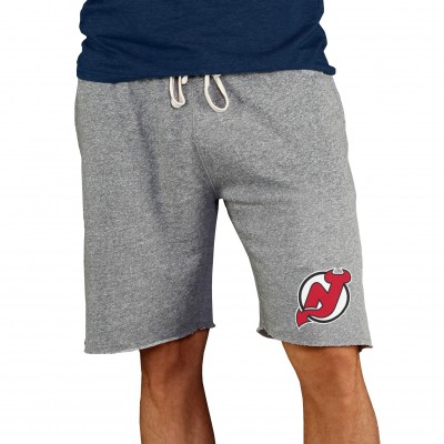 New Jersey Devils Concepts Sport Mainstream Terry Shorts - Gray