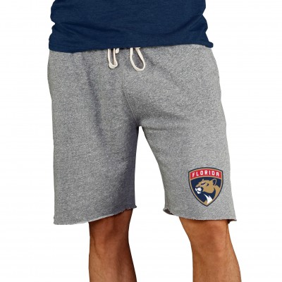 Florida Panthers Concepts Sport Mainstream Terry Shorts - Gray - оригинальная атрибутика Флорида Пантерз