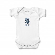 Seattle Kraken Infant White Personalized Bodysuit