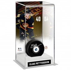 Шайба Бокс для шайбы Elias Pettersson Vancouver Canucks Fanatics Authentic Autographed with Black Alternate Jersey Deluxe Шайба Бокс для шайбы Elias Pettersson Vancouver Canucks Fanatics Authentic Autographed with Black Alternate Jersey Deluxe